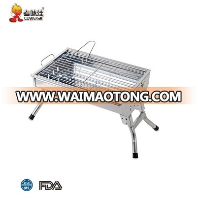 Custom Made Family Barbecue Stainless Steel Outdoor Party Grill BBQ Cooking Charcoal Grill