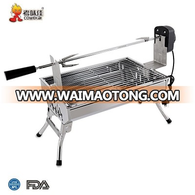 Durable Stainless Steel Iron Outdoor Charcoal BBQ Grill Barbecue For Camping